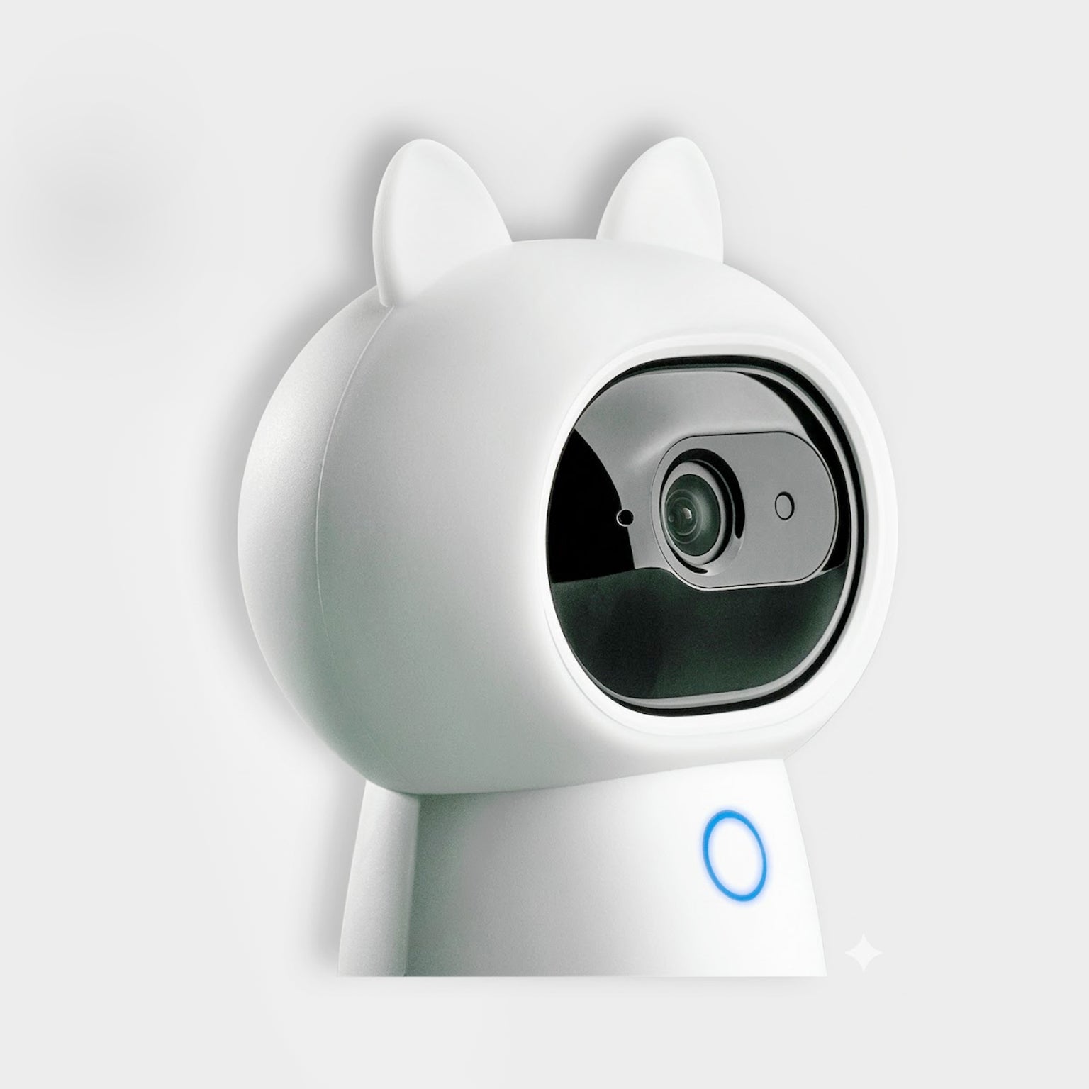 Aqara智能家居錄影及網關 G3的側面，是國際版香港行貨有1年自攜保養