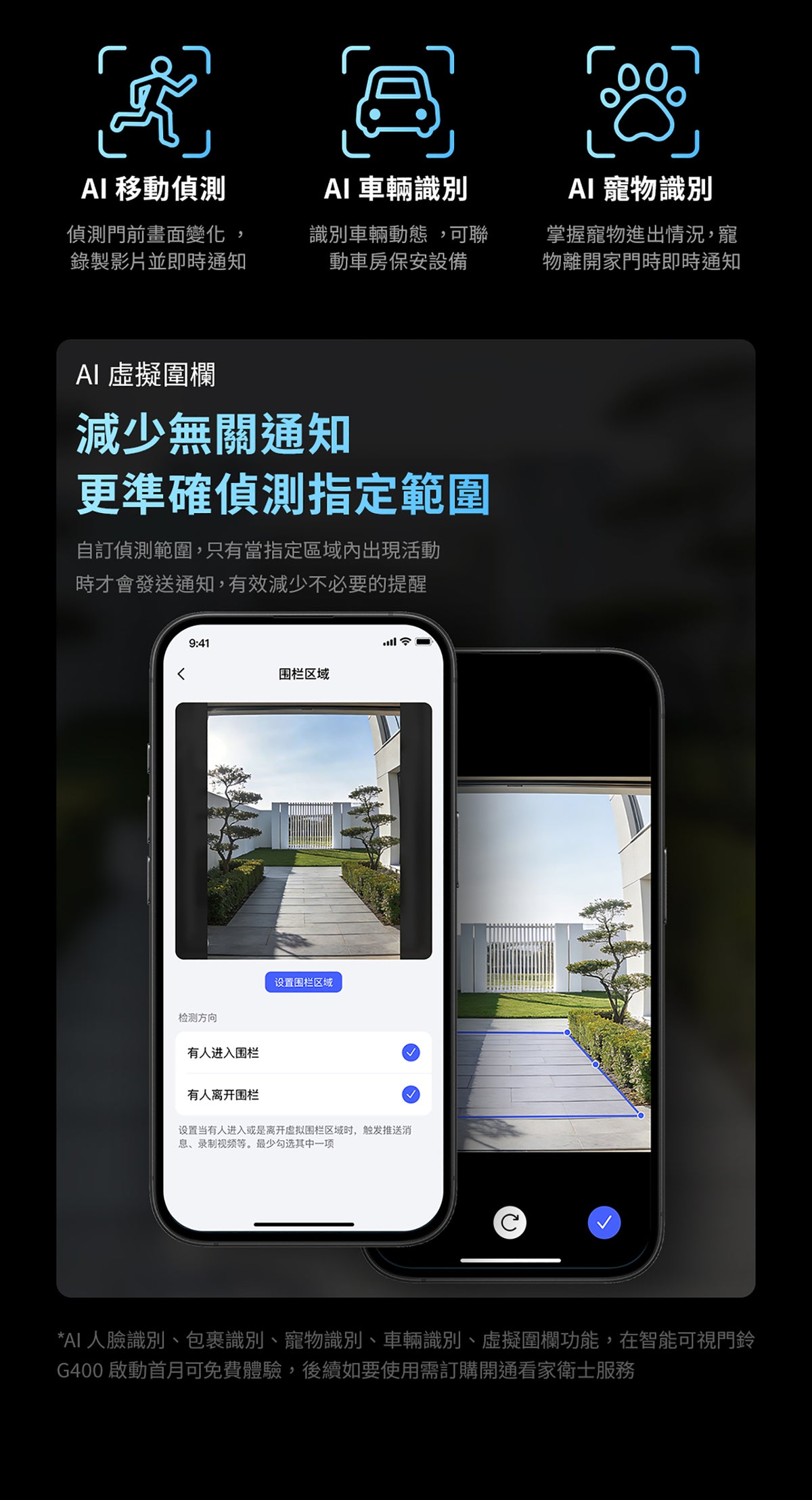 Aqara 智能視像門鈴 G400 Select（PoE/有線供電) Aqara Doorbell Camera G400 Select (PoE / Wired) 國際版 香港行貨 產品介紹圖