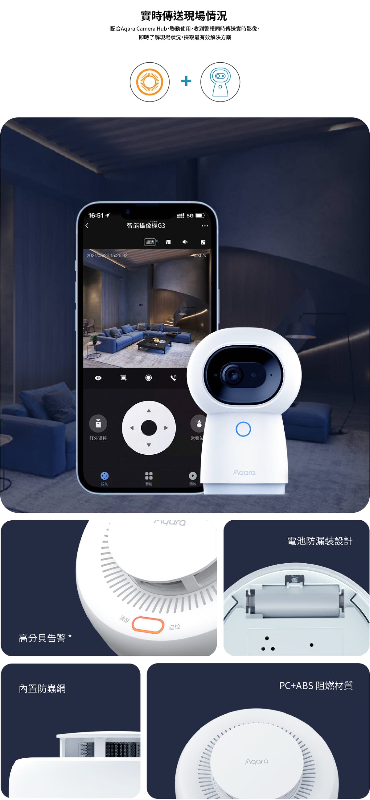 Aqara 智能煙霧探測警報器 EU Aqara Smart Smoke Detector EU 國際版
香港行貨