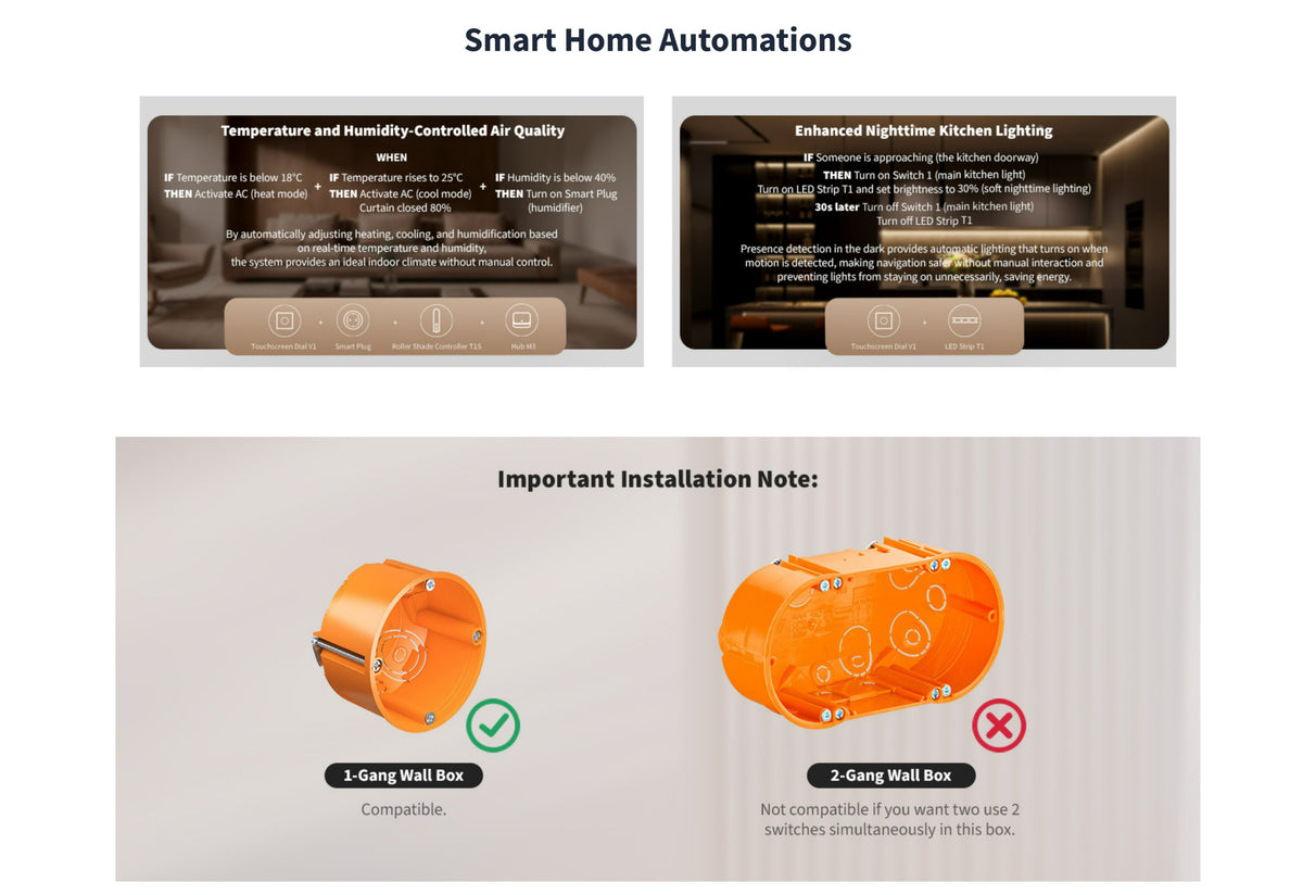 Aqara 繁星旋轉開關 V1 Aqara Smart Wall Panel Knob V1 國際版 香港行貨 產品介紹圖