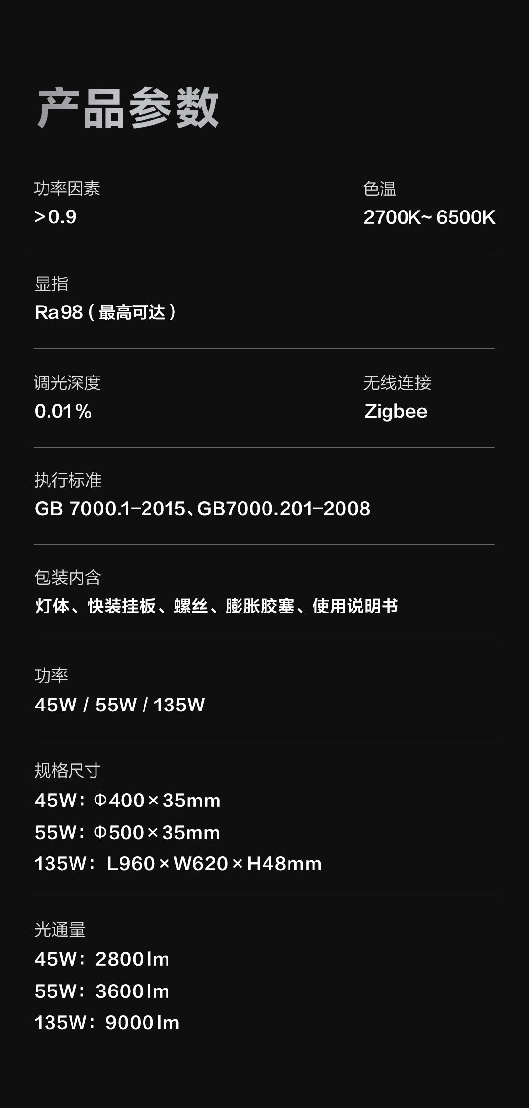 Aqara 星雲吸頂燈 H1 45W/55W/135W