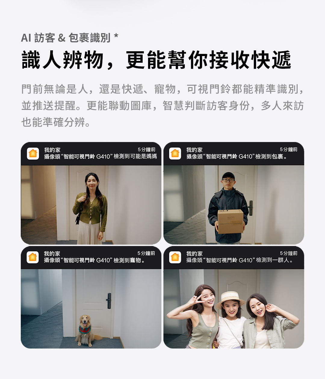 Aqara 人面識別智能可視門鈴 G410 Select - 升級版