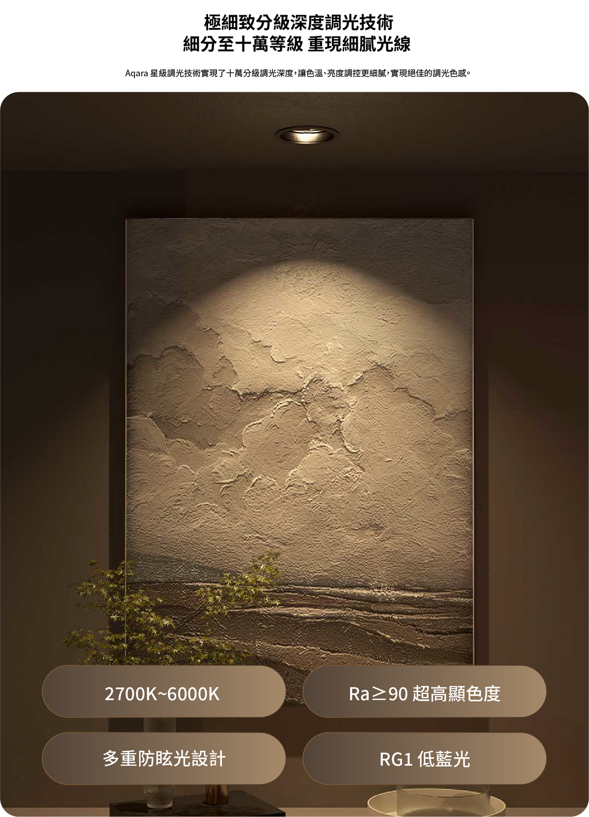 Aqara 智能雙色溫筒燈 T2 15°/24°/36°/60° 10W