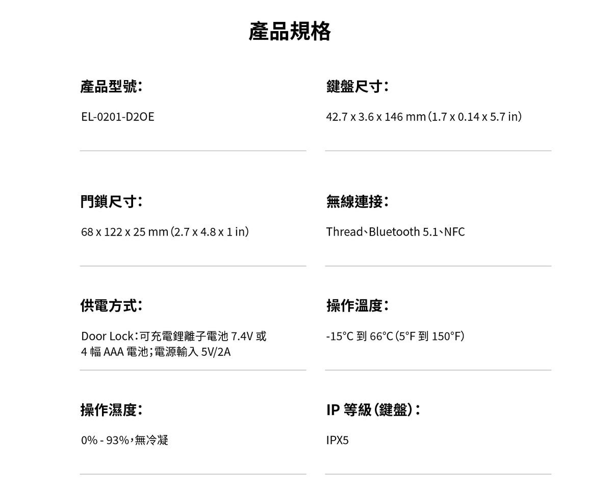 Aqara 智能附加鎖 U200 (Matter) - 不包安裝