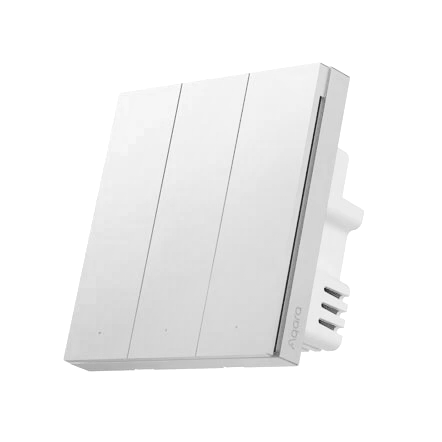 Aqara 智能牆壁開關 H1 單火版 (香檳金/太空灰) / H1 Pro 零火版 (香檳金/太空灰/霧面白)