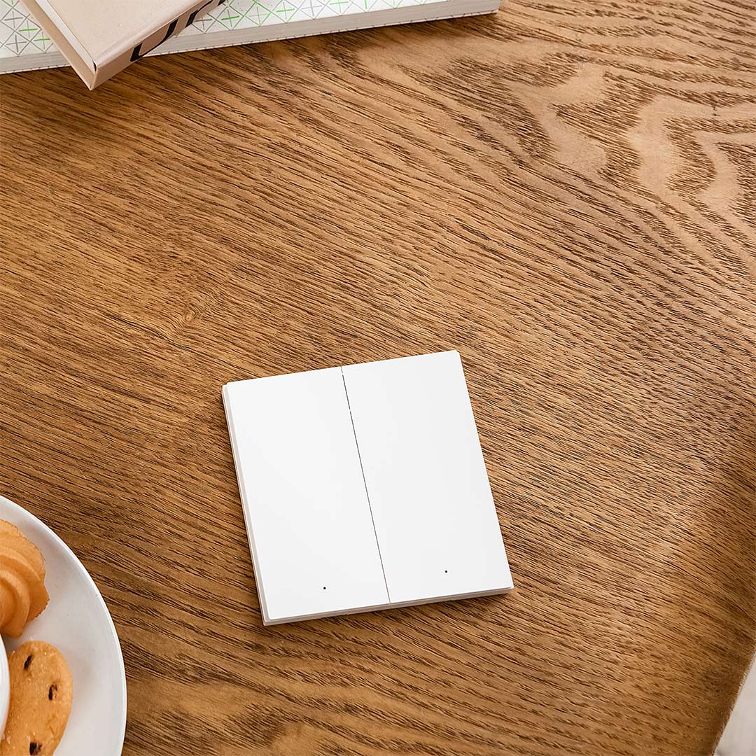 Aqara 無線遙控開關 H1 雙鍵版 (霧面白)